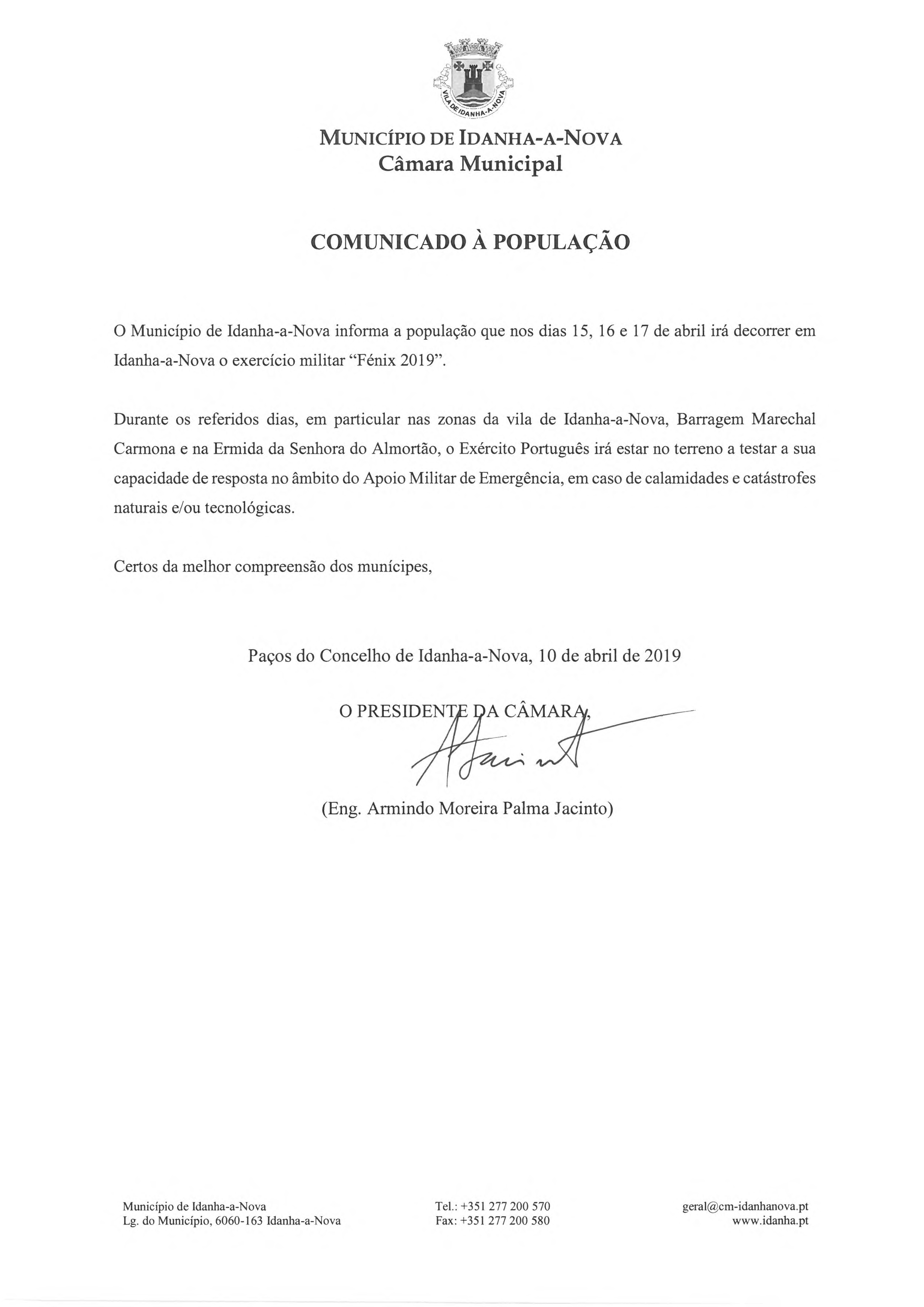 Município de IdanhaaNova