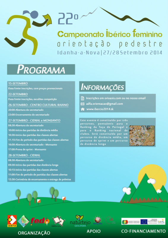 CIF Orientacao Pedestre Programação